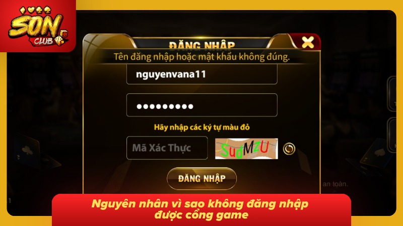 Đăng Nhập Sonclub – Link Chuẩn Mới Nhất Và Cách Xử Lý Lỗi 4 Giải mã nguyên nhân lỗi đăng nhập tài khoản