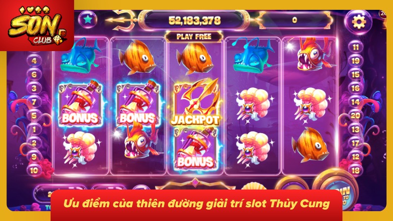 Ưu điểm của game slot với chủ đề đại dương