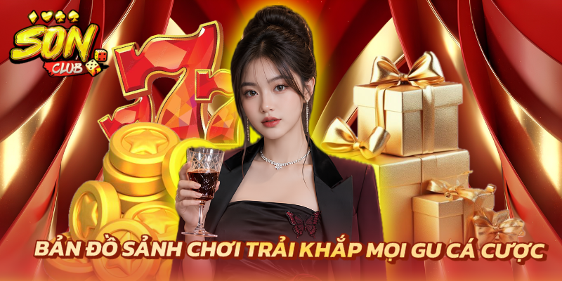 Từng sảnh mang đến một nhóm trò chơi với cách tham gia riêng biệt